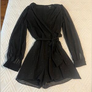 Express Black Romper
